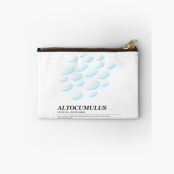 Item preview, Altocumulus cloud illustration with meaning black text designed and sold by Athicha44.