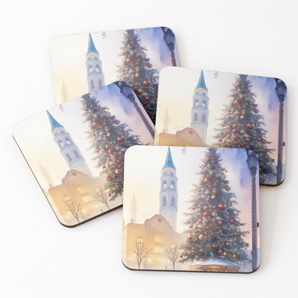 Item preview, Watercolor Belgrade-Christmas Edition designed and sold by TondoMeander.