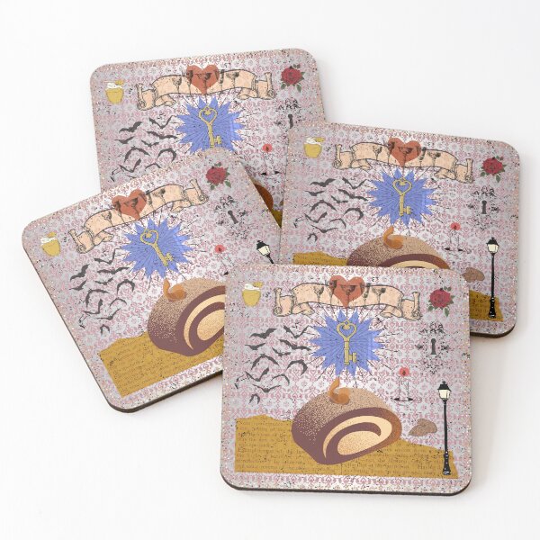 Item preview, Chocolate pastry, Halloween edition, love, heart, rose, key, honey designed and sold by Sugar Wisdom .