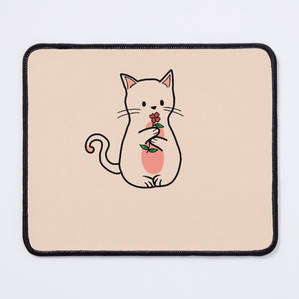 Item preview, Cute cat with red flower  designed and sold by Gowthamsahi.