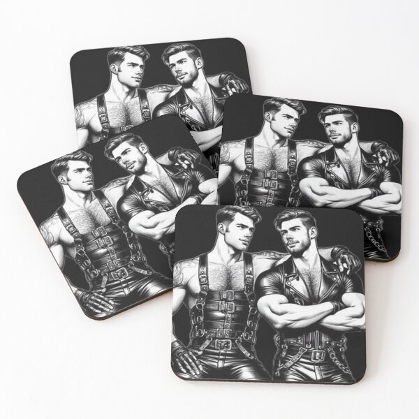 Artikelvorschau, Leder Bar Boys Leder Daddies Pride Grafikdesign entworfen und verkauft von ItsAKinkThing.