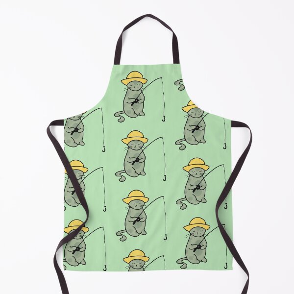 Item preview, Green cat fishing  designed and sold by Gowthamsahi.
