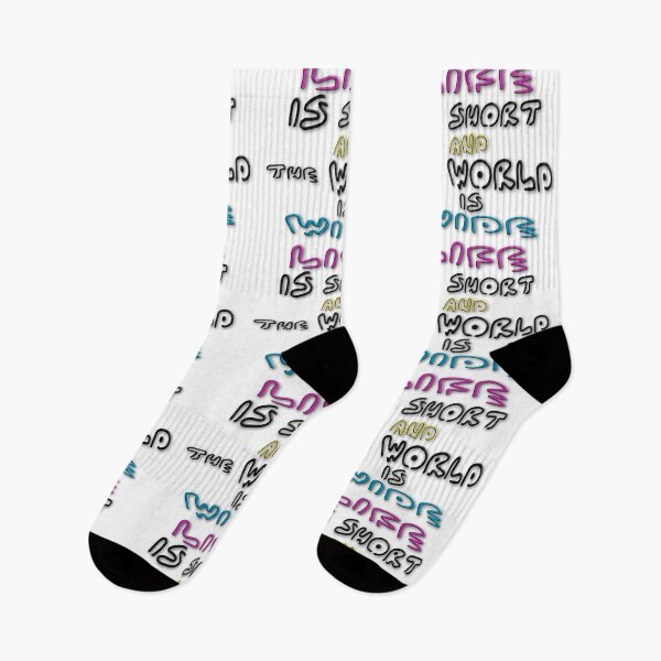 Item preview, Life Is Short, The World Is Wide designed and sold by Henrylizarraga.