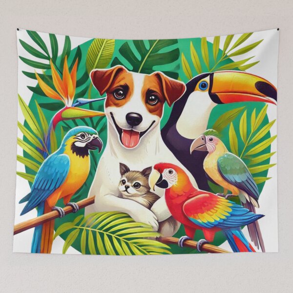 Item preview, Jack Russell in Paradise designed and sold by XaviChateau.