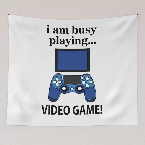 Item preview, Video Game I am Busy Playing Video Game designed and sold by Nisha Prabhu.