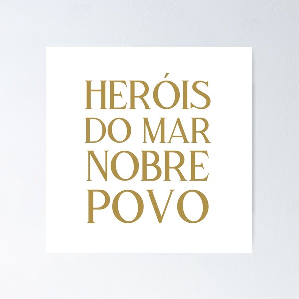 Item preview, Heróis do Mar Nobre Povo gold b designed and sold by VRedBaller.
