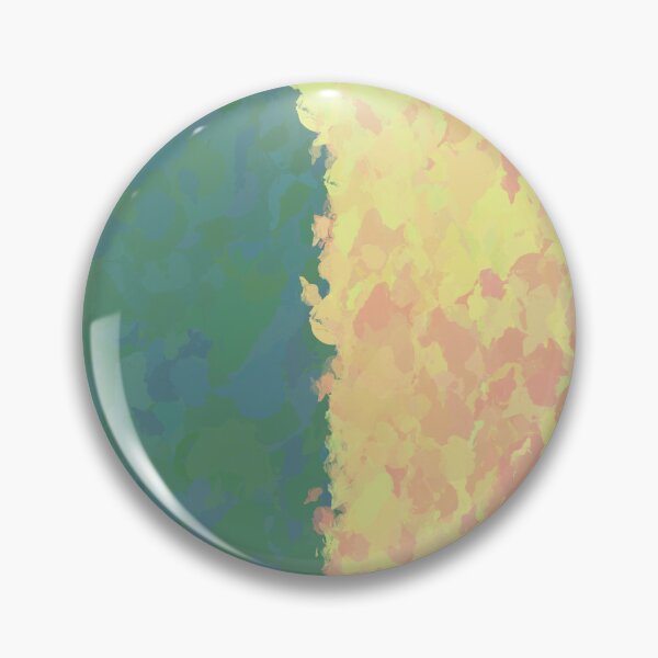 Item preview, A painting of a green and yellow background with a line dividing the two colors designed and sold by PWDigitalArt.