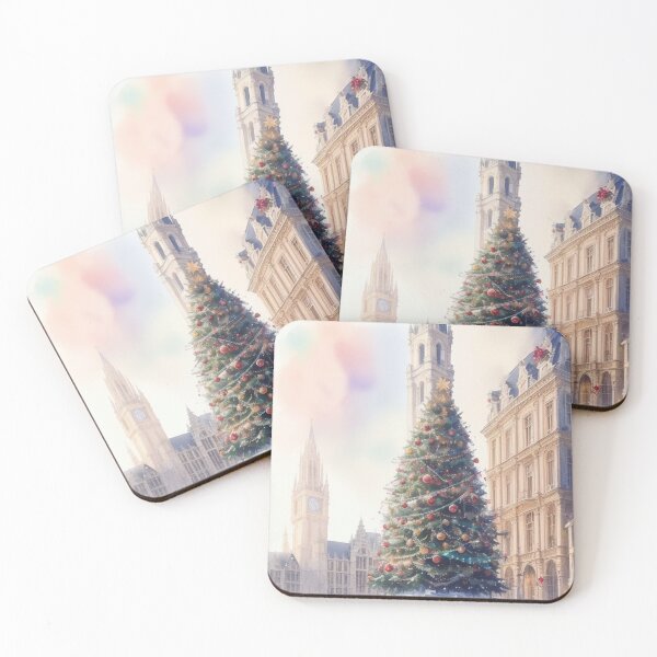 Item preview, Watercolor Brussels-Christmas Edition designed and sold by TondoMeander.
