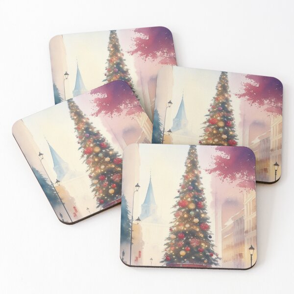 Item preview, Watercolor Bucharest-Christmas Edition designed and sold by TondoMeander.