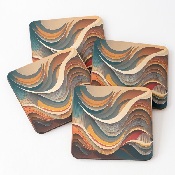 Item preview, A design of a sophisticated exploration of fluid motion and layered complexity.  designed and sold by HEMRO.