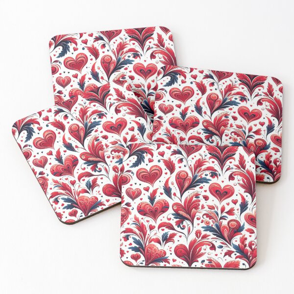 Item preview, beautiful love heart pattern designed and sold by nicnacc.