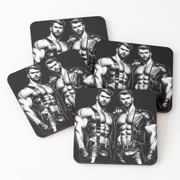 Artikelvorschau, Gay Leather Daddies Brotherhood Leder Pride Grafikdesign entworfen und verkauft von ItsAKinkThing.