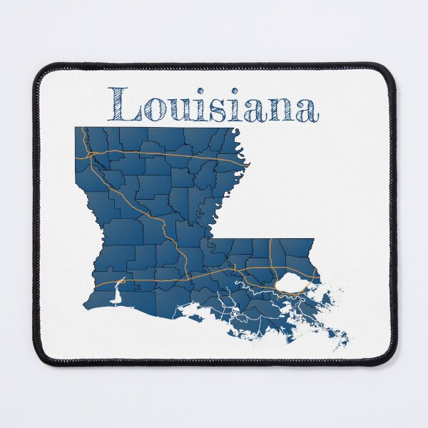 Item preview, Louisiana Counties & Interstates designed and sold by PhilbonianDezin.