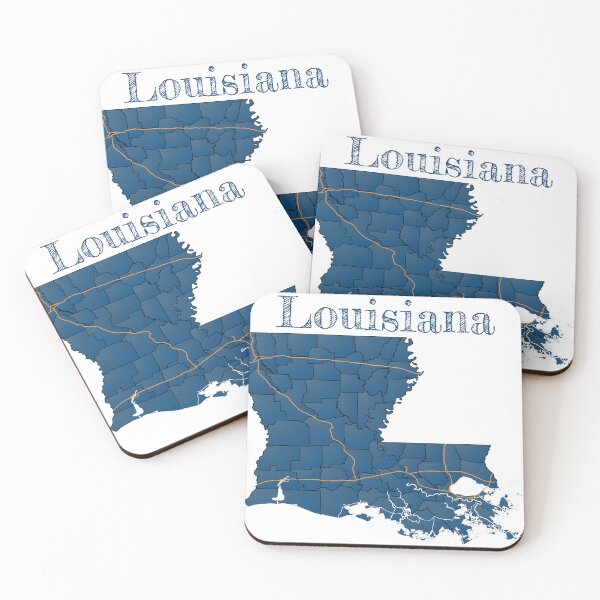 Item preview, Louisiana Counties & Interstates designed and sold by PhilbonianDezin.
