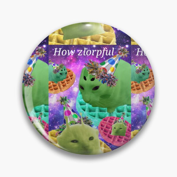 Item preview, How zlorpful alien cats waffle party designed and sold by SamG9.