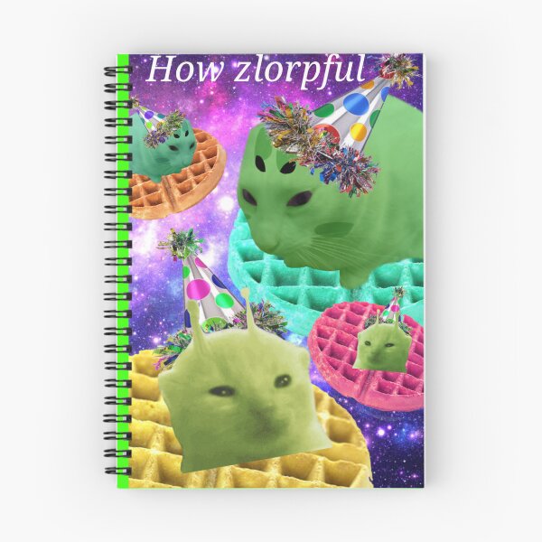 Item preview, How zlorpful alien cats waffle party designed and sold by SamG9.