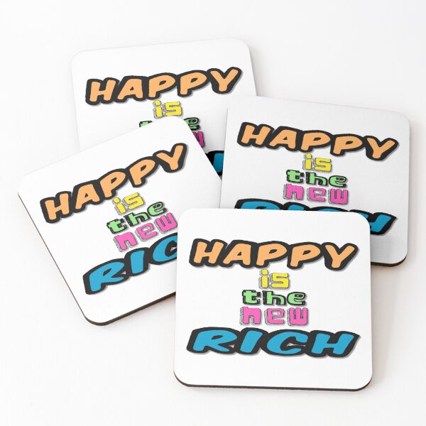Item preview, Happy Is The New Rich designed and sold by Henrylizarraga.