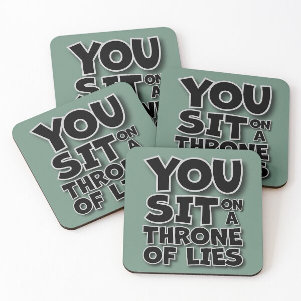 Item preview, YOU SIT ON A THRONE OF LIES designed and sold by InGFocus.