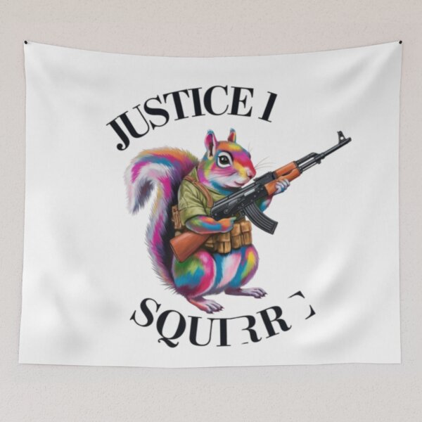 Item preview, JUSTICE FOR SQUIRREL: ARMED SQUIRREL  designed and sold by Obinne.