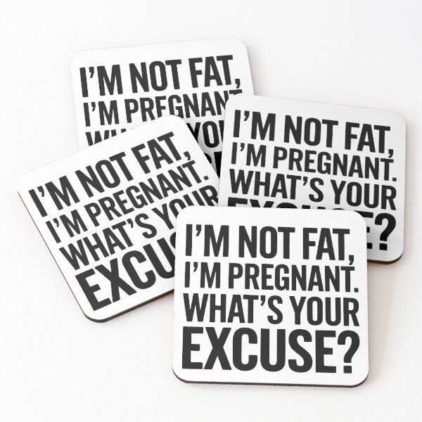 Item preview, I'm Not Fat I'm Pregnant designed and sold by thespecialtyhub.