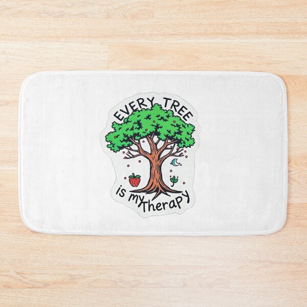 Item preview, Every Tree is My Therapy – Nature-Inspired Sticker Design designed and sold by Mido-artister.
