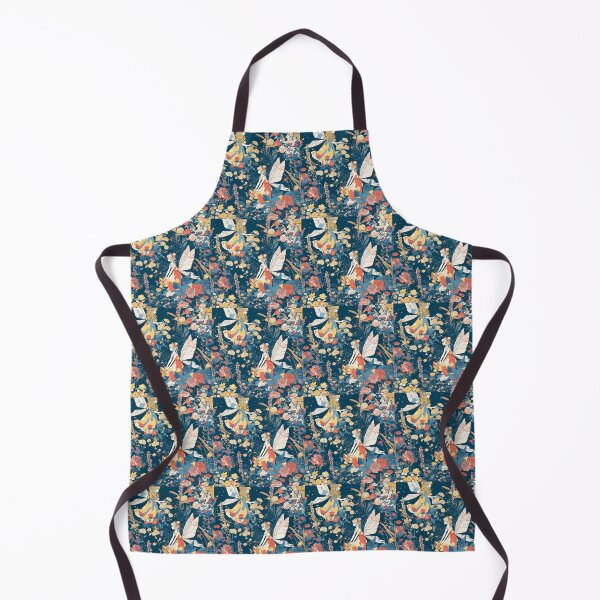 Artikelvorschau, Blumenfeen auf dunkelblauem Hintergrund entworfen und verkauft von AmoebaPress.