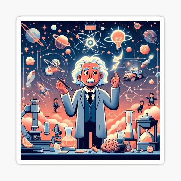 Albert Einstein Sticker