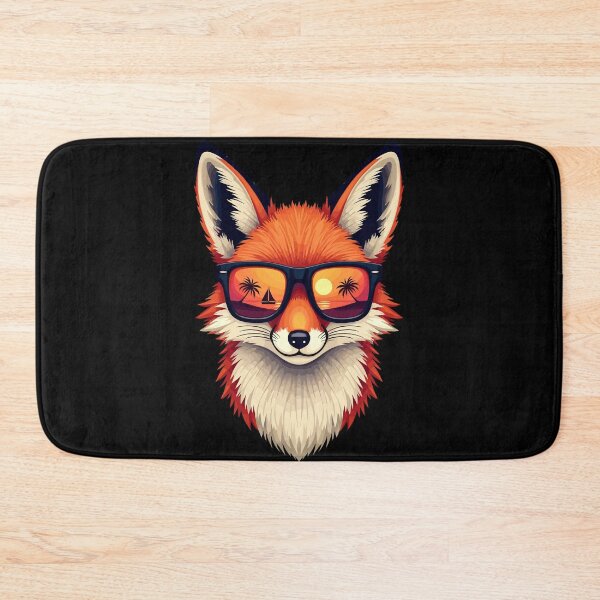 Item preview, Cool Fox with Sunglasses Novelty Design designed and sold by InsanseCreation.