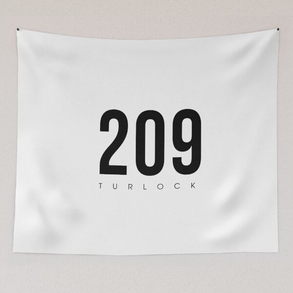 Item preview, Turlock, CA - 209 Area Code design designed and sold by CartoCreative.