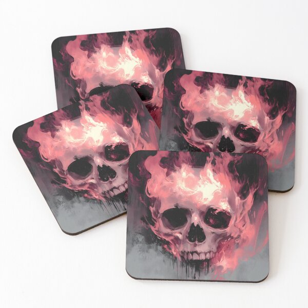 Item preview, Infernal Skull: A Blazing Portrait of Mortality designed and sold by Mindsway.