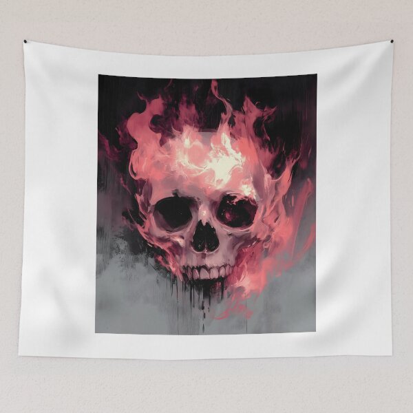 Item preview, Infernal Skull: A Blazing Portrait of Mortality designed and sold by Mindsway.