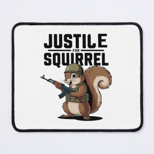 Item preview, JUSTICE FOR SQUIRREL: SQUIRREL WITH AK47 . designed and sold by Obinne.