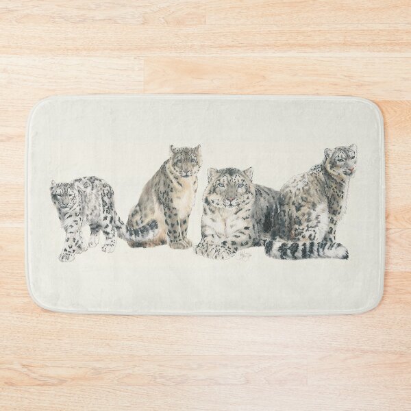 Item preview, Snow Leopard Wrap designed and sold by BarbBarcikKeith.