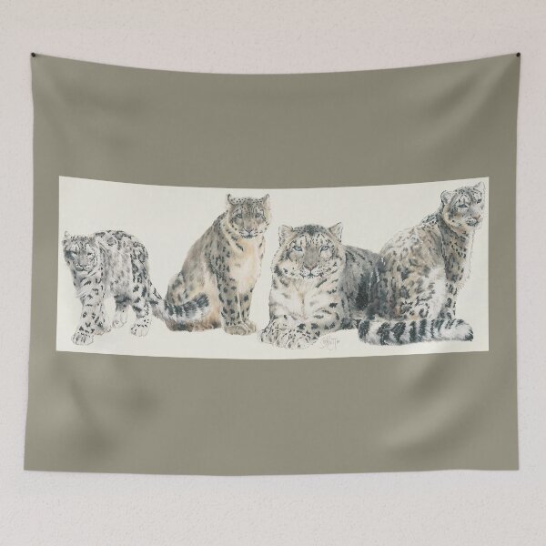 Item preview, Snow Leopard Wrap designed and sold by BarbBarcikKeith.