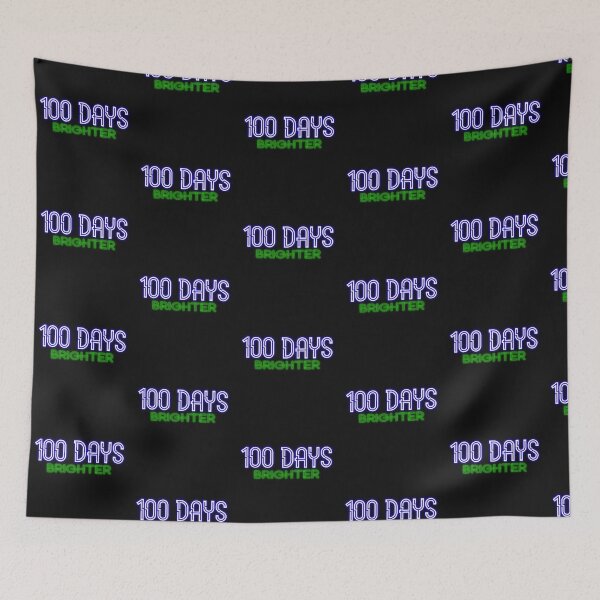 Item preview, 100 Days Brighter designed and sold by MoeTiff.