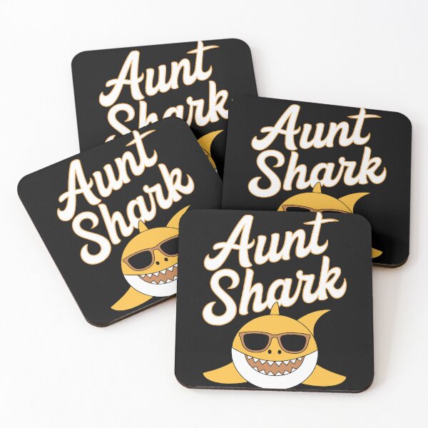 Item preview, Fun Cartoon Shark Design for Cool Aunt designed and sold by InsanseCreation.