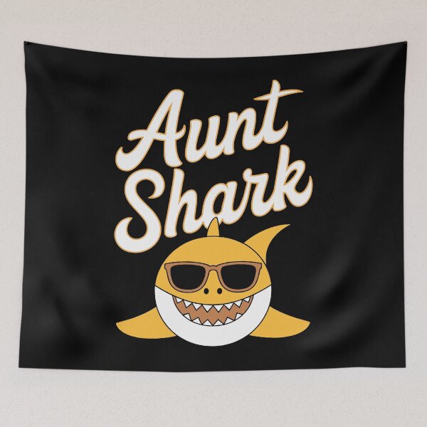 Item preview, Fun Cartoon Shark Design for Cool Aunt designed and sold by InsanseCreation.