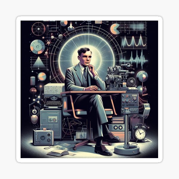 Alan Turing Sticker