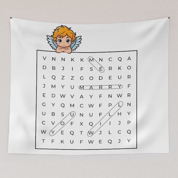 Item preview, Word Search - Will You Marry Me? designed and sold by nature. electrified..