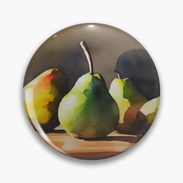 Item preview, Still Life  Pears on Wood Table  #4. Painting By Carraann. designed and sold by CARRAANN.
