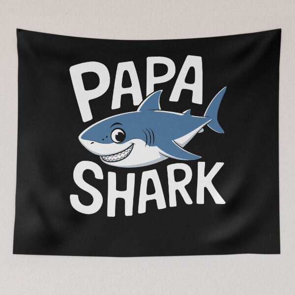 Item preview, Fun Papa Shark Family Matching designed and sold by InsanseCreation.