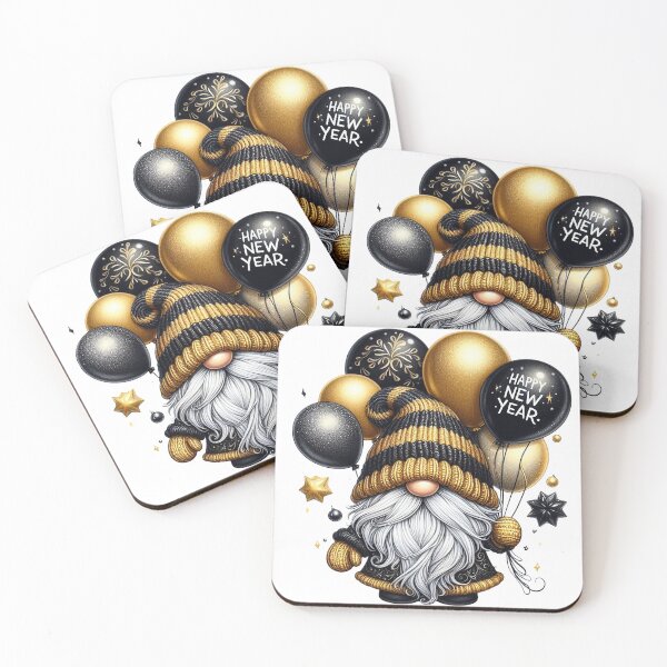 Item preview, Happy New Year Gnome Design – Celebrate in Style designed and sold by Colorten.