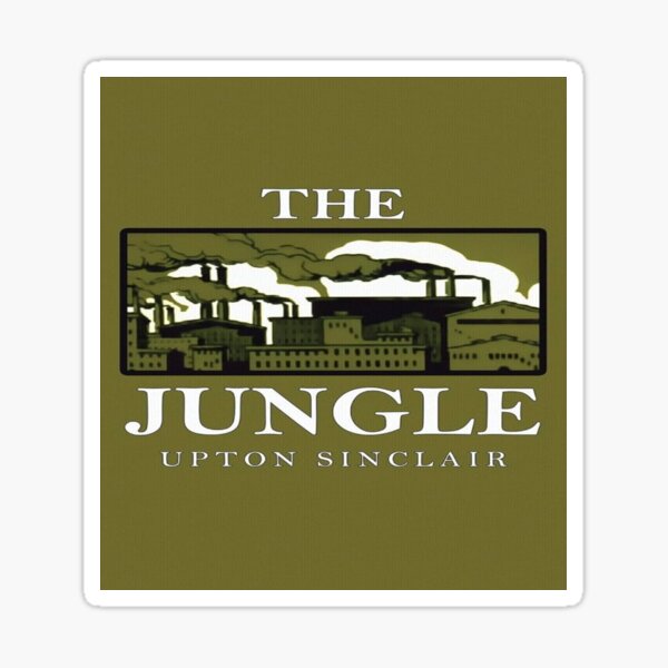 Item preview, Cover Art of "The Jungle" by "Upton Sinclair"  designed and sold by CLOZUMI.