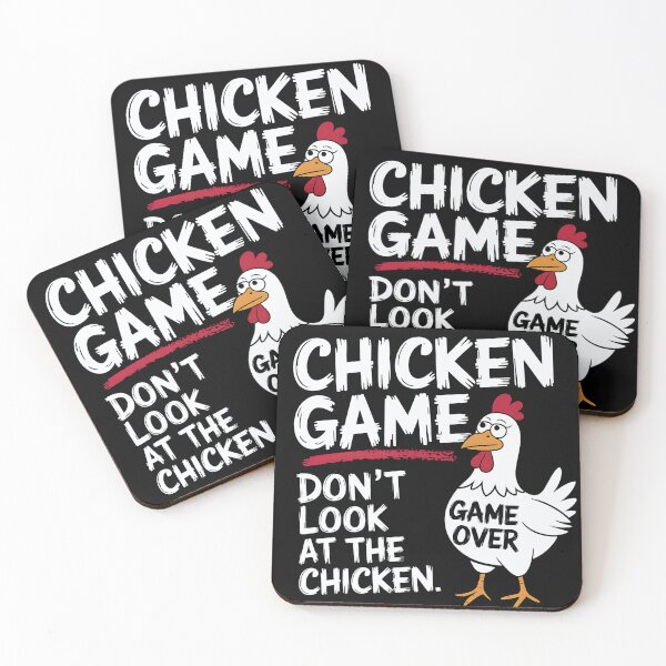 Item preview, Chicken Game Don’t Look At this Game Over Joke Funny Retro Cool designed and sold by luannsemmsobre.