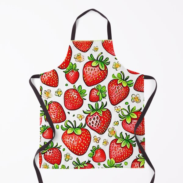 Item preview, Juicy Red Strawberries Pattern designed and sold by Health And Fitness Posts e-Store.