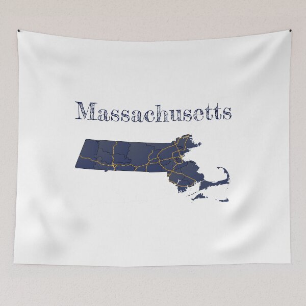 Item preview, Massachusetts Counties & Interstates designed and sold by PhilbonianDezin.