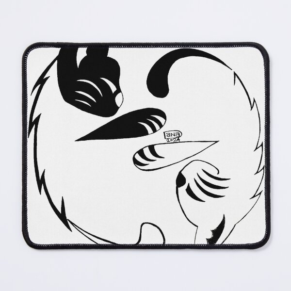 Item preview, Black and white cats designed and sold by Elunia.