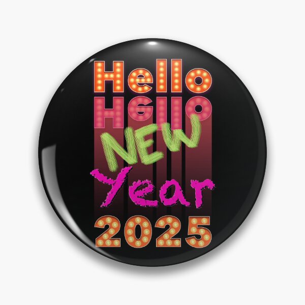 Item preview, Hello New Year 2025 - Happy New Year  designed and sold by SzaboMarta.