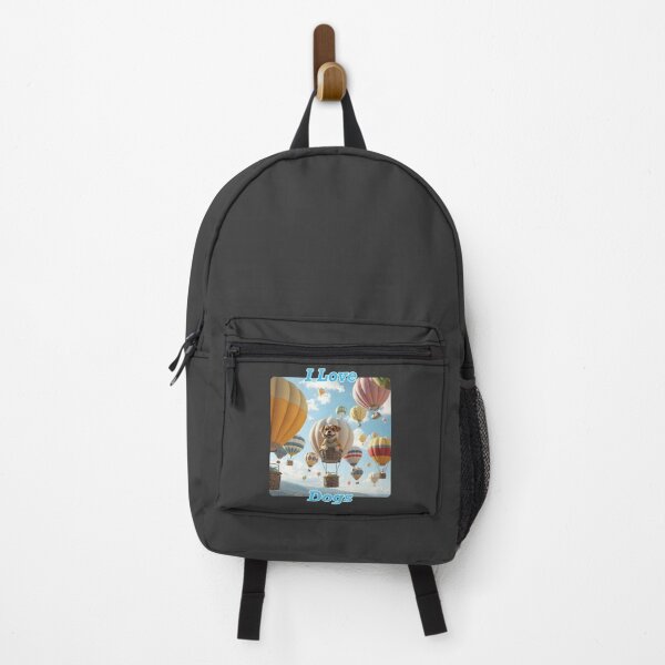 Item preview, Dog flying on hot air balloon designed and sold by GiCapgraphics.