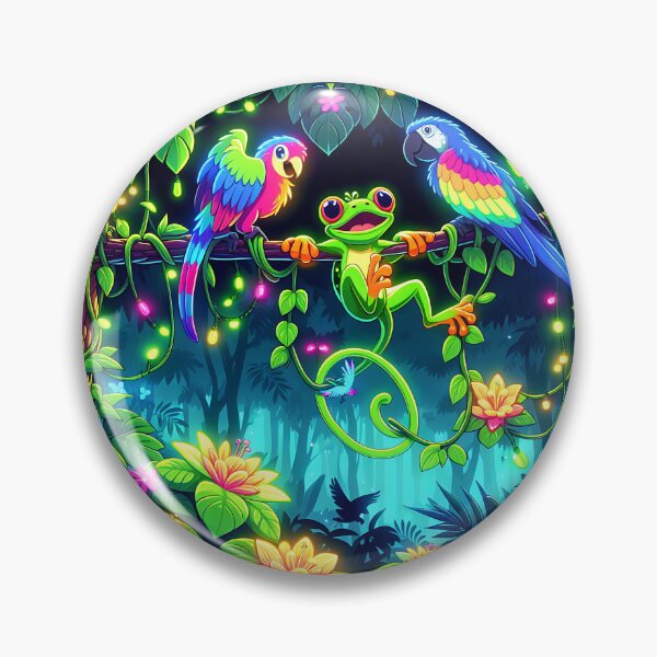 Item preview, Copy of Uv reactive Neon Fox Forest Adventure designed and sold by Taans-Creation.